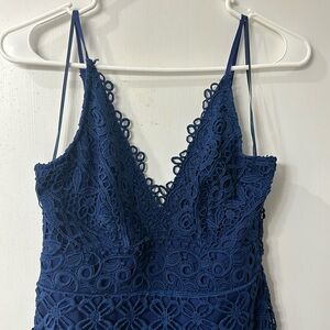Lulus dress blue navy Medium